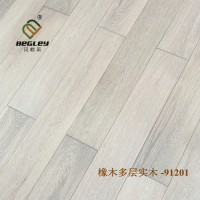 工装家装欧洲橡木多层实木复合木地板厂家加工定制