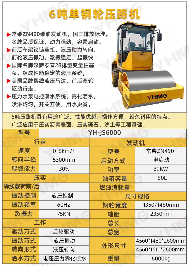 6吨压路机