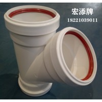 材料是FRPP中空螺旋消音管HDPE消声排水管承插排水塑料管