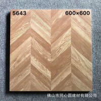 仿古砖地面砖600600木纹 书房阳台浴室600木纹 会所古典600木纹
