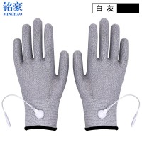 银纤维理疗导电手套DDS生物电疗 美容按摩保健电极手套源 头厂家
