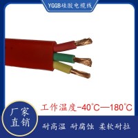 行车硅胶耐高温扁平电缆线YGGB3 4*2.5 4 6 10 16 25平方电源线